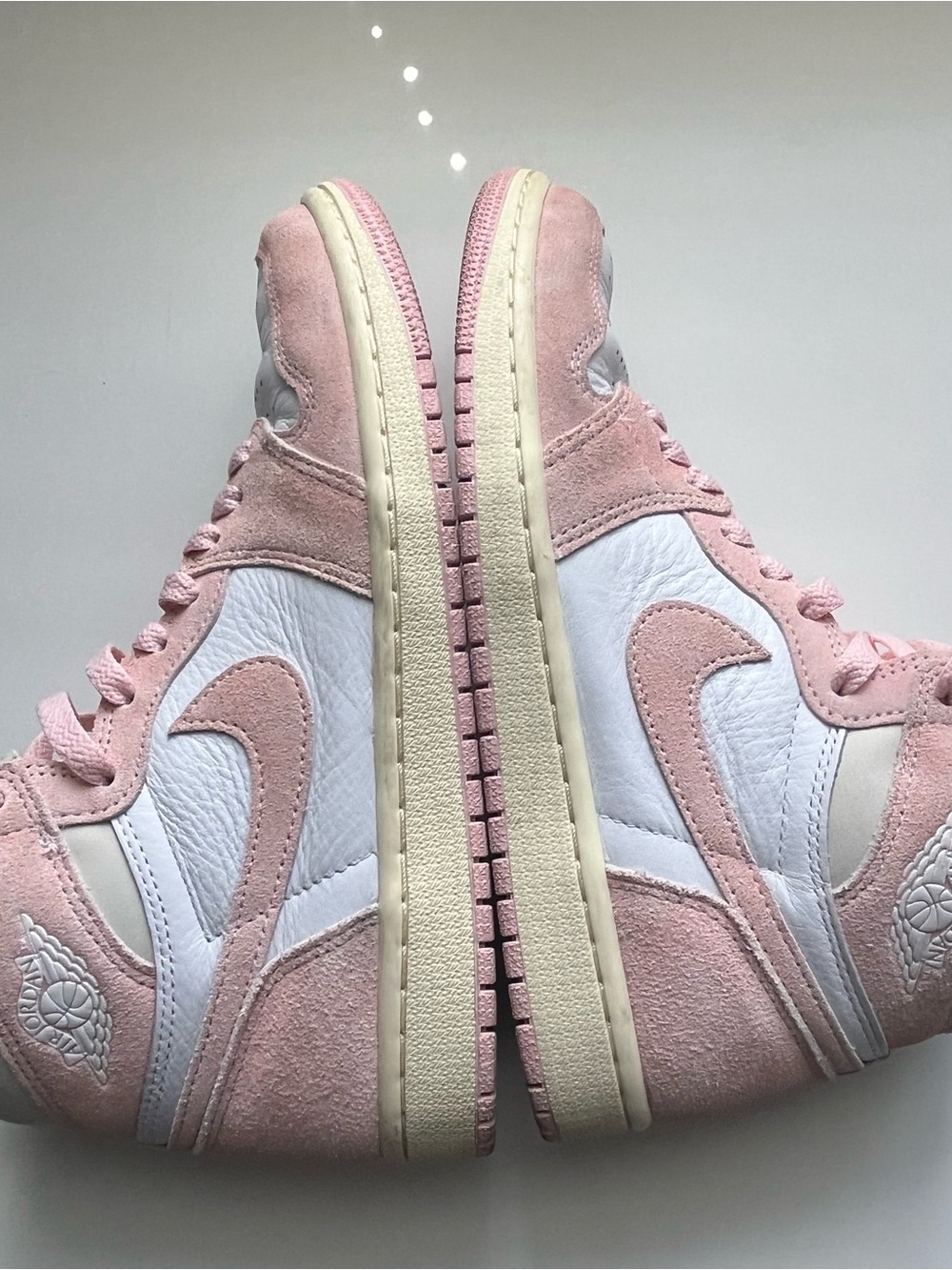 Nike Air Jordan “Atmosphere” High-Top Sneakers Washed Pink White